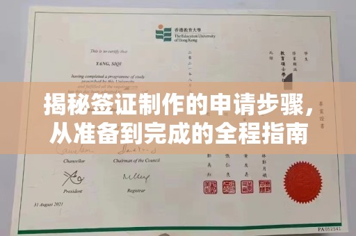 沂南揭秘签证制作的申请步骤，从准备到完成的全程指南